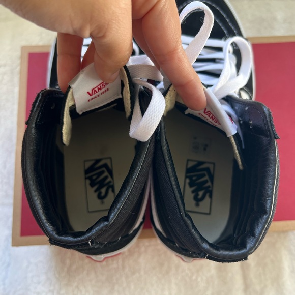 Vans Black and White Sneakers - Picture 10 of 15